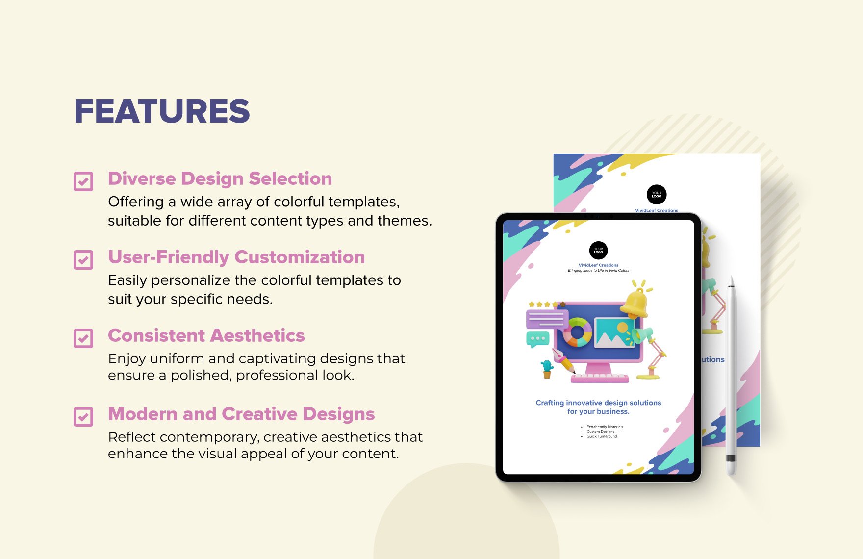 Colorful Leaflet Template