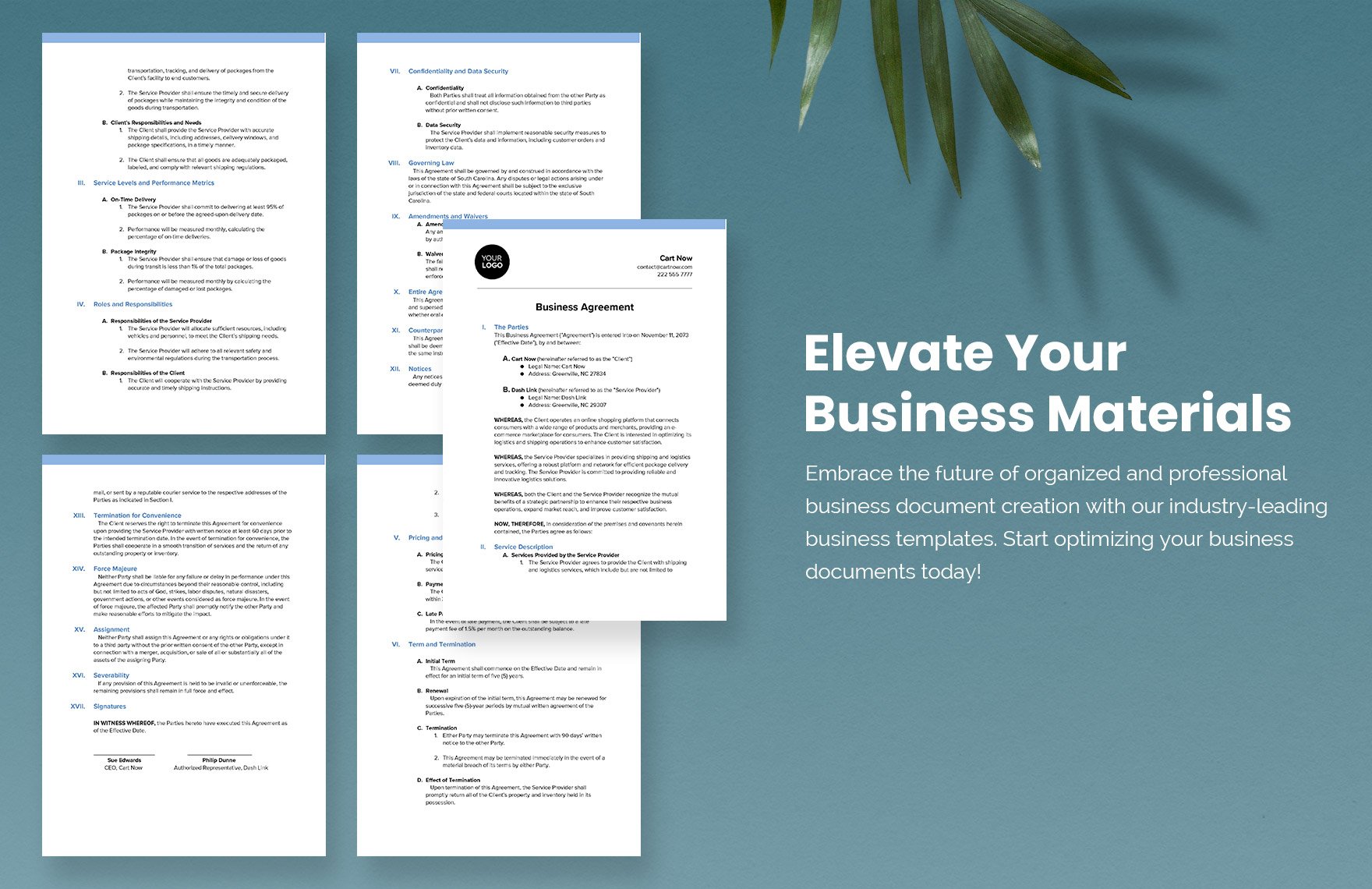 Business Agreement Template