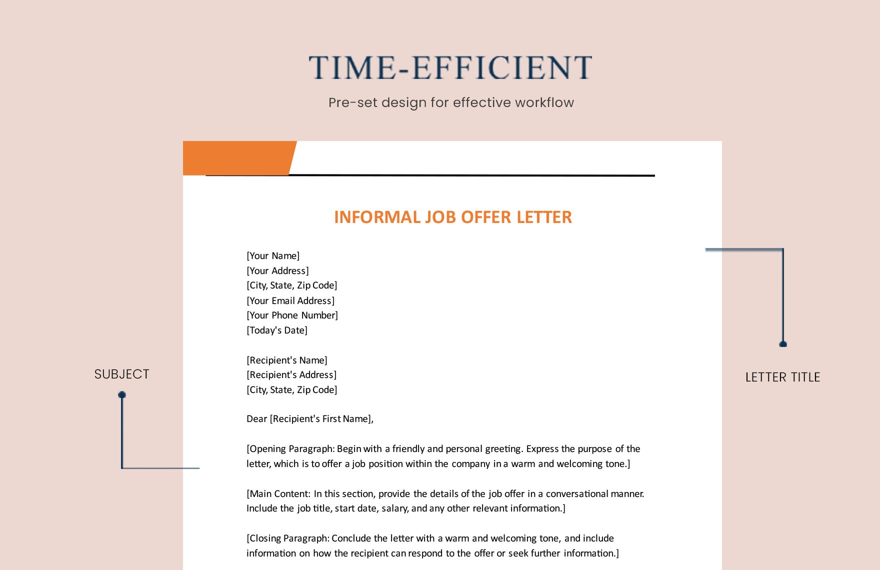 Informal Job Offer Letter