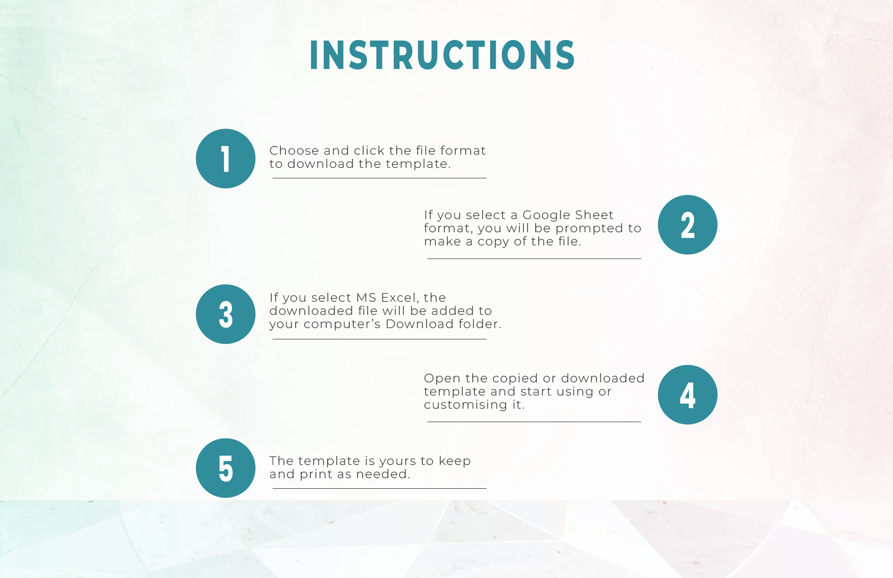 Lease Schedule Template