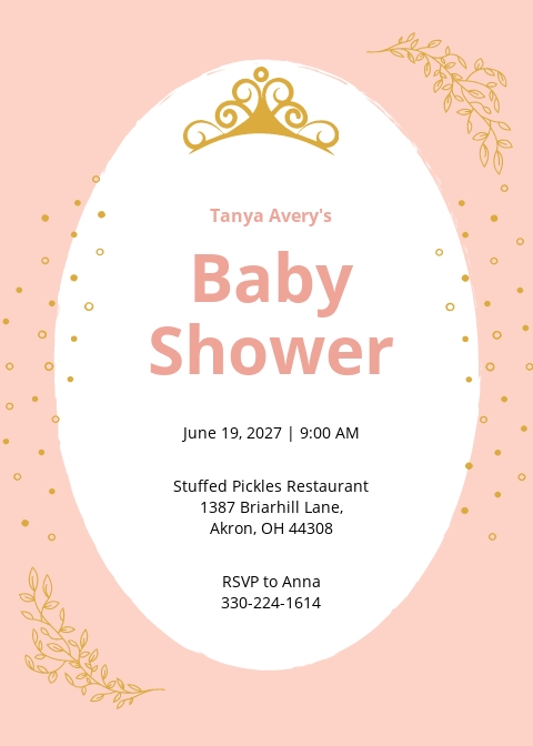 FREE Baby Shower Invitation Templates in PDF | Template.net