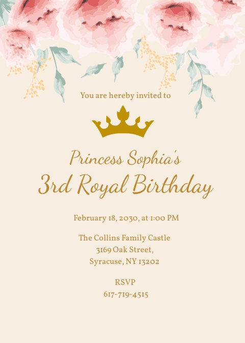 Princess Invitation Template.jpe
