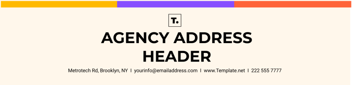 Agency Address Header