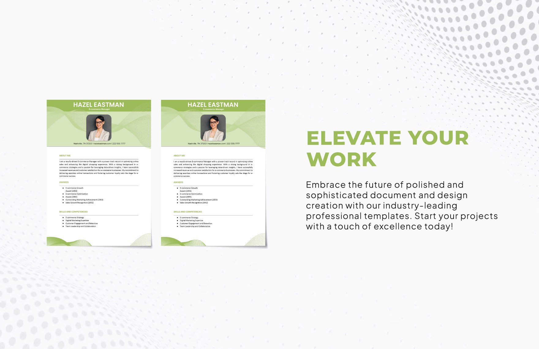 Professional Introduction Template