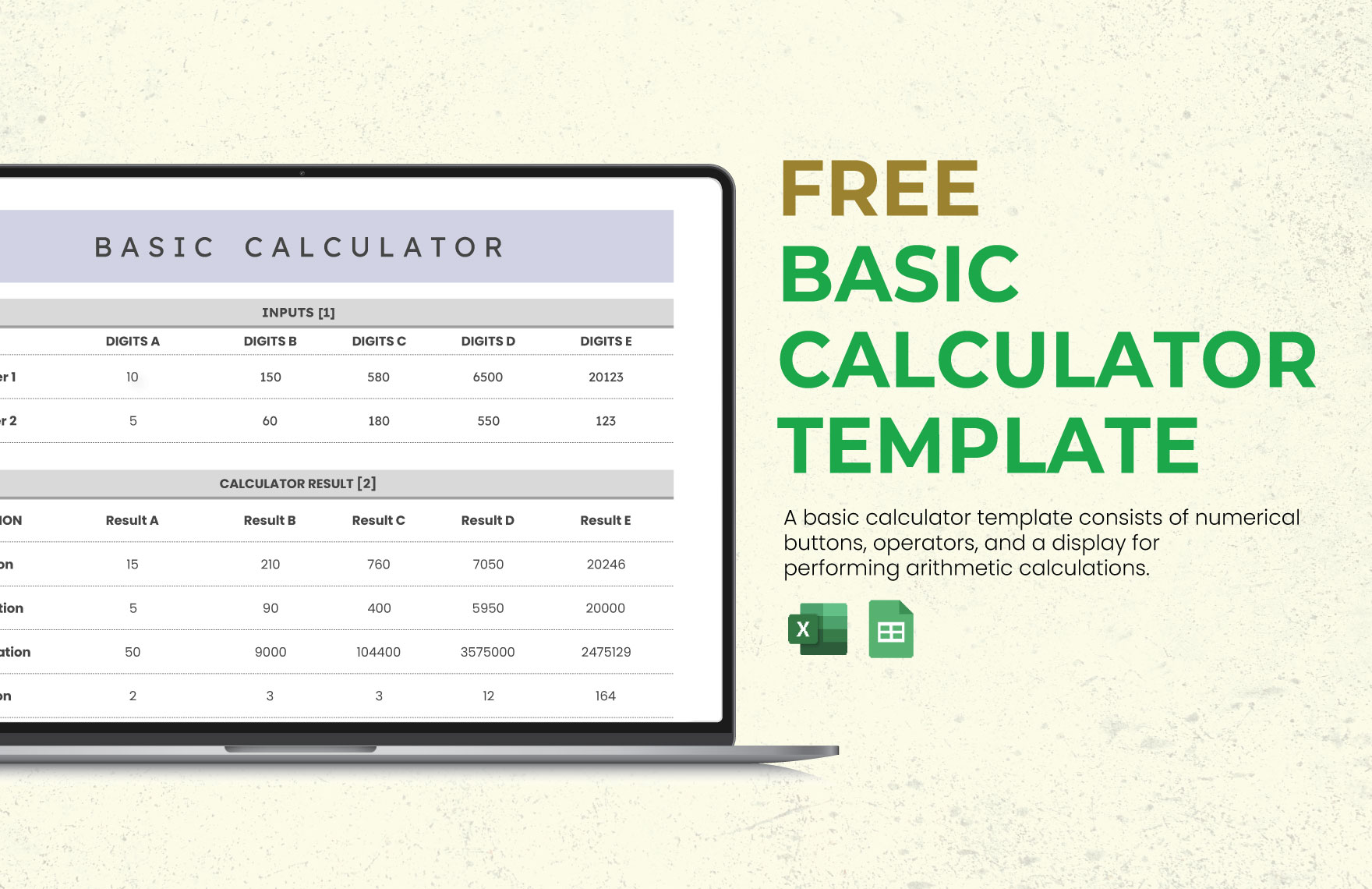 Calculation Template In Excel FREE Download Template