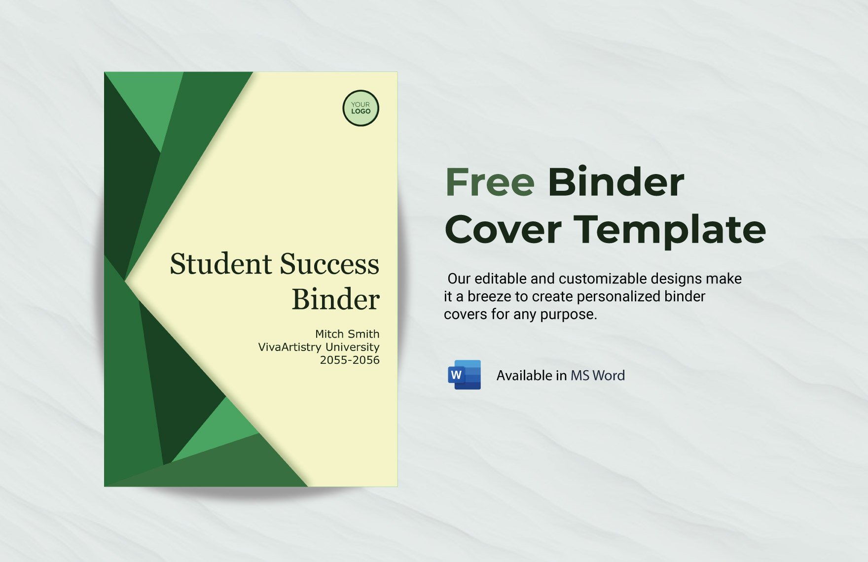 free printable customizable binder covers