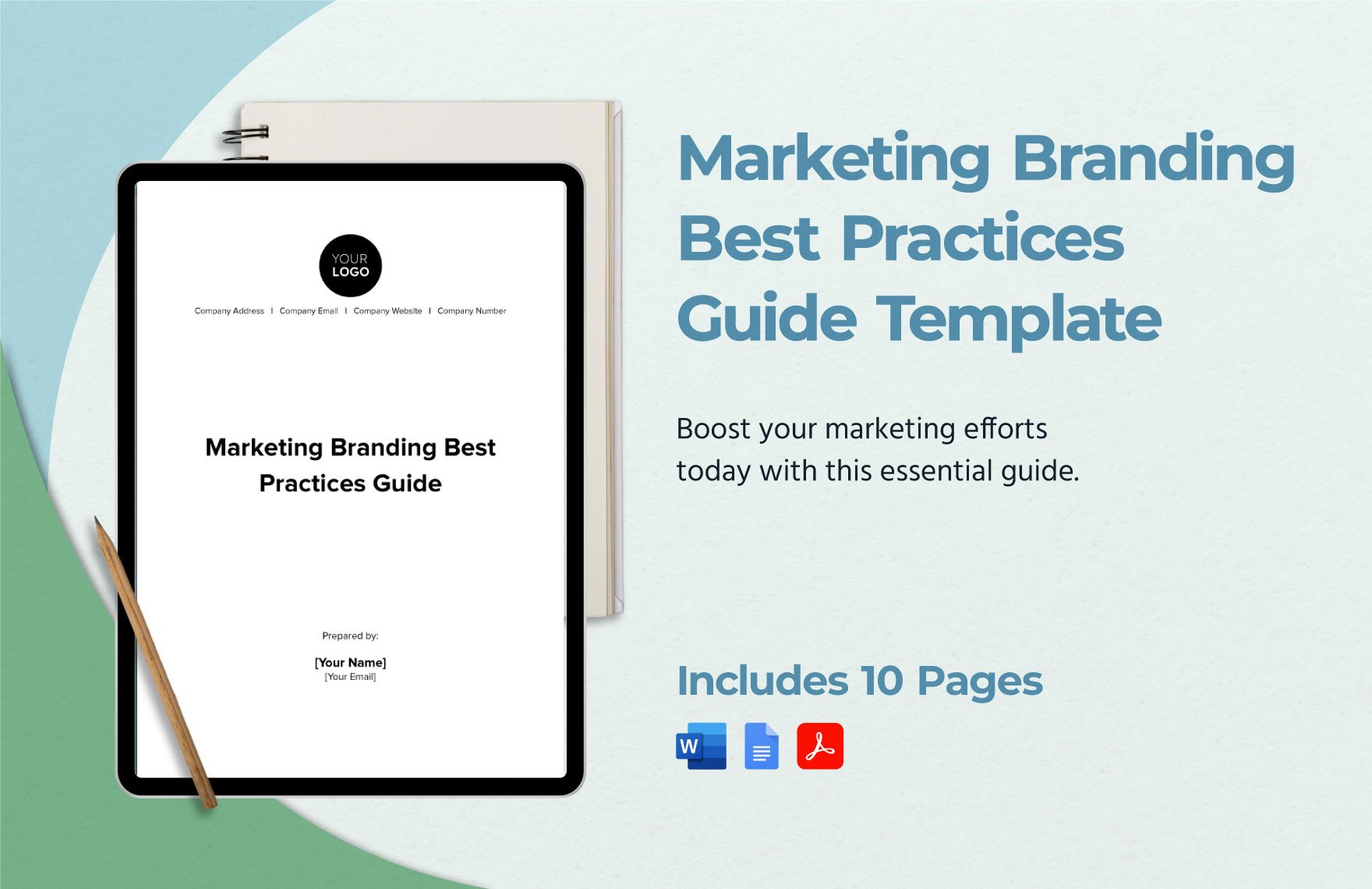 Marketing Branding Best Practices Guide Template in Word, Google Docs, PDF