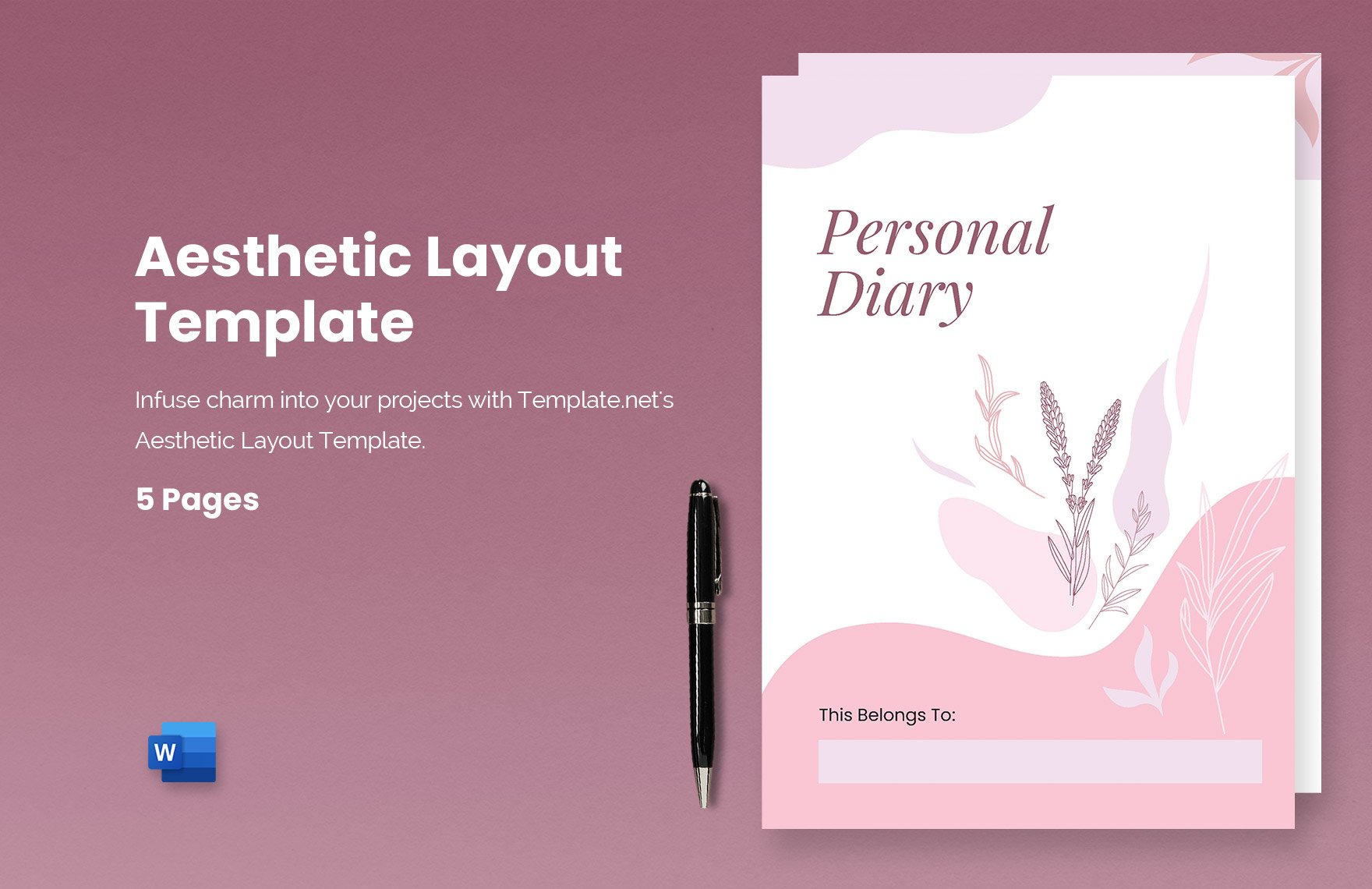 Aesthetic Layout Template