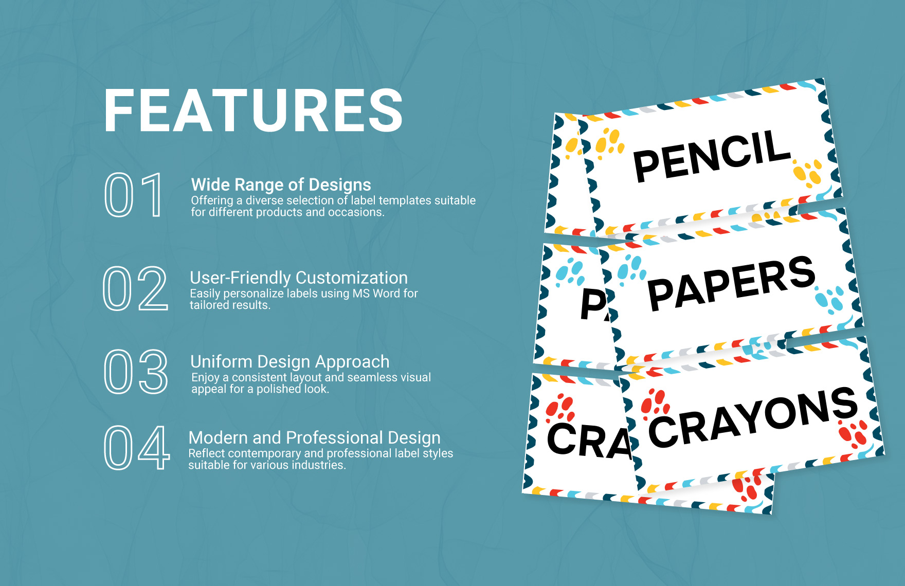 Tray Label Template - Download in Word | Template.net