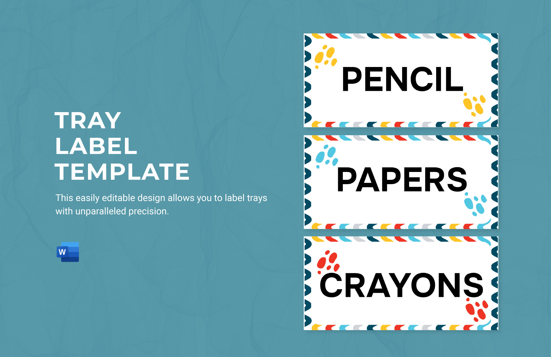 File Folder Label Template - Download in Word | Template.net