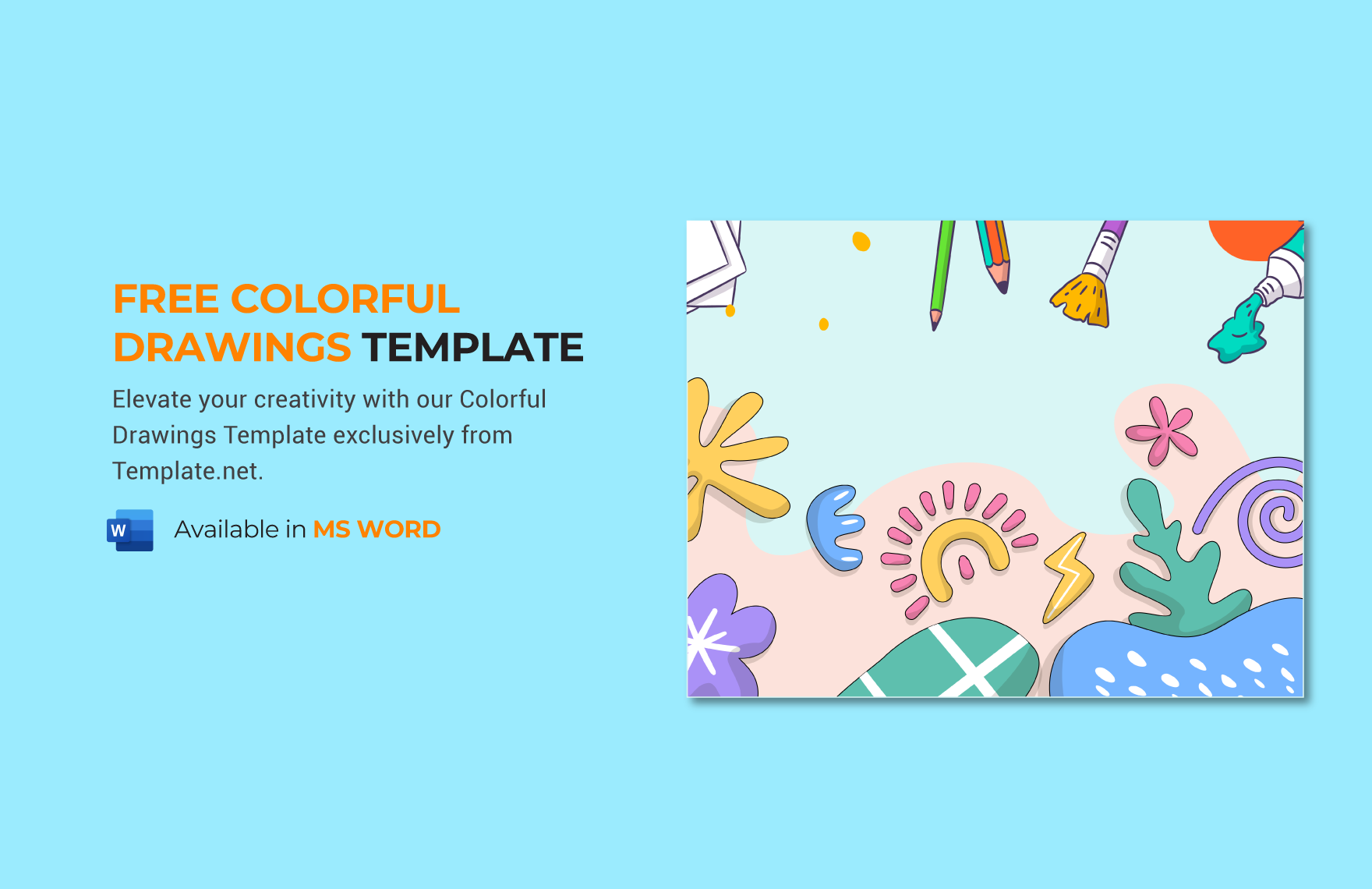 Free Colorful Drawings Template