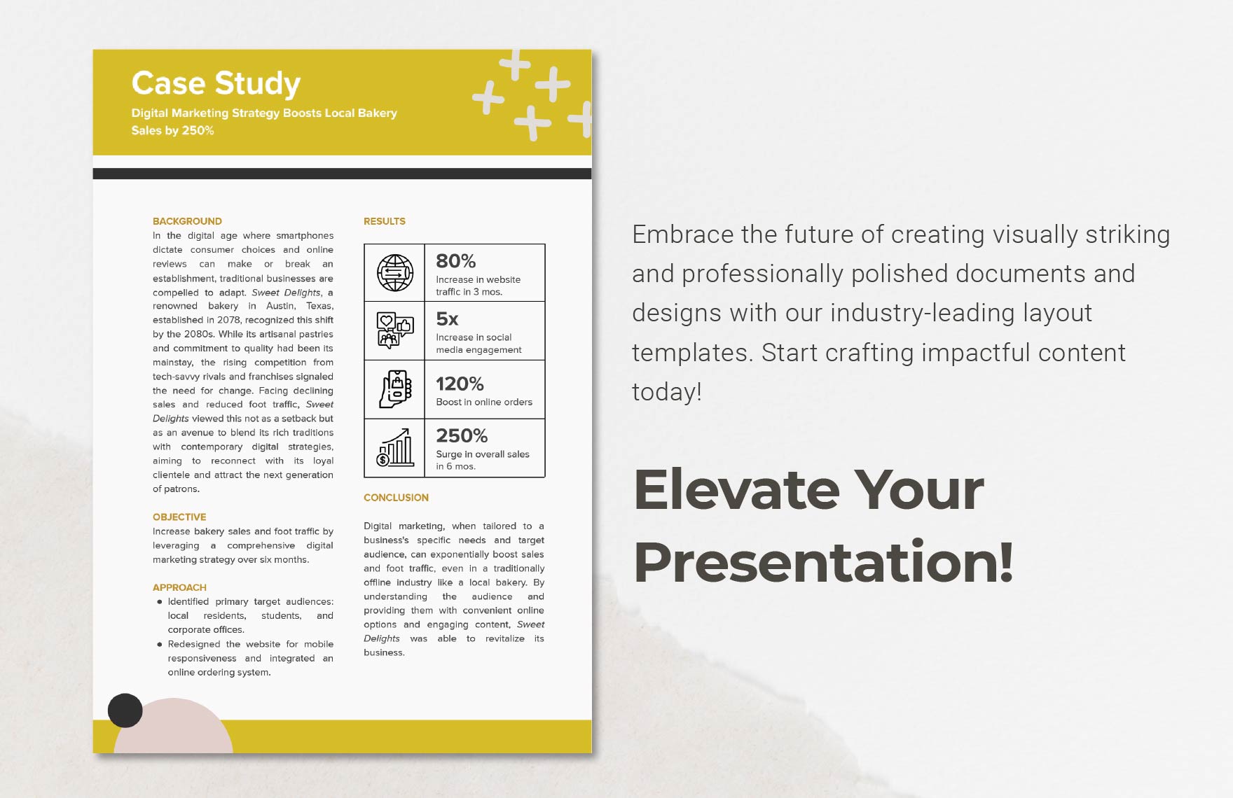 Case Study Layout Template