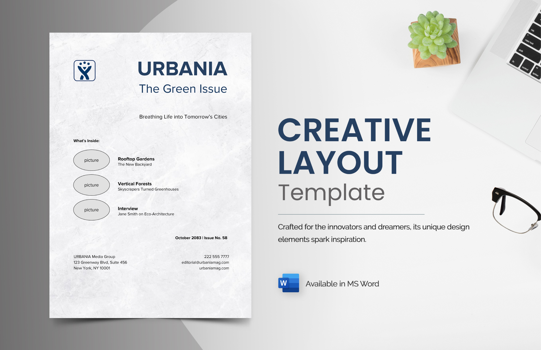 Free Creative Layout Template - Download in Word | Template.net