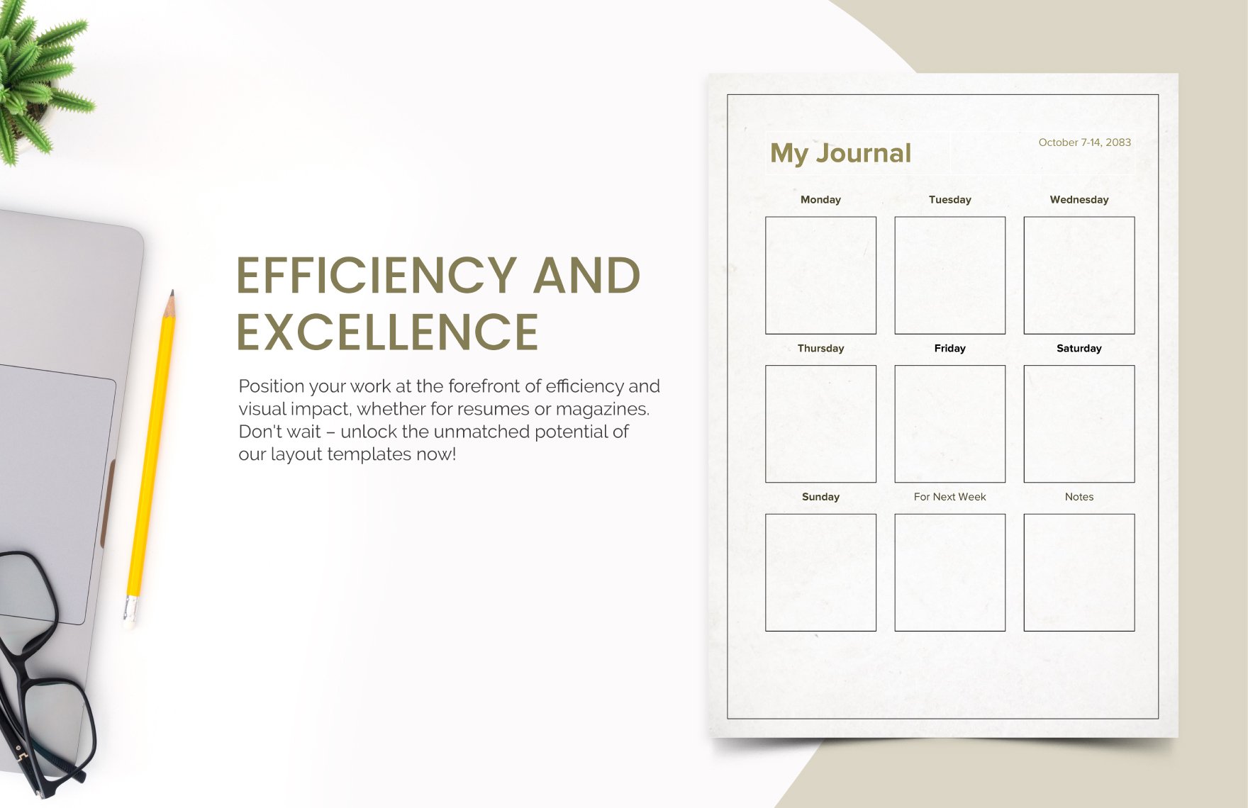 Journal Layout Template