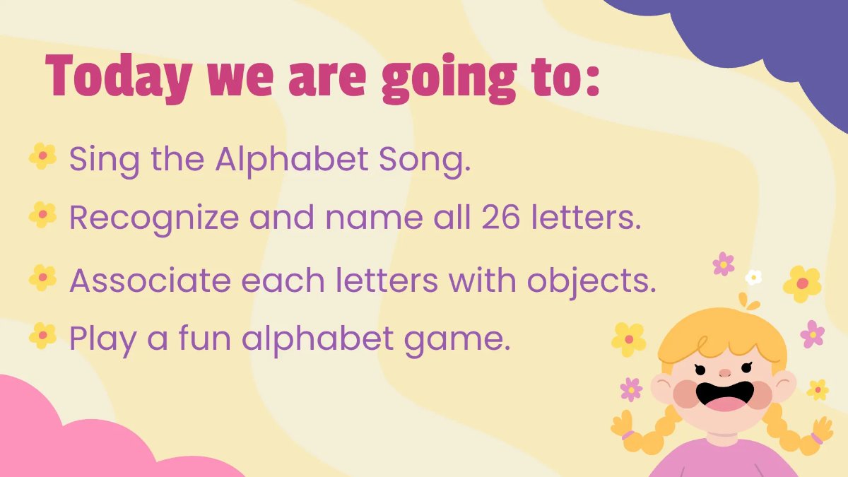 Free Learning the Alphabets Template to Edit Online