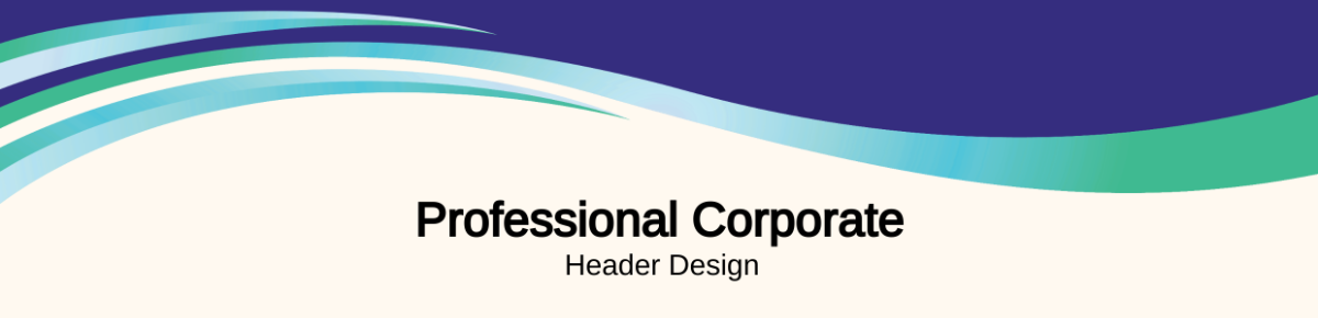 Professional Corporate Header Design