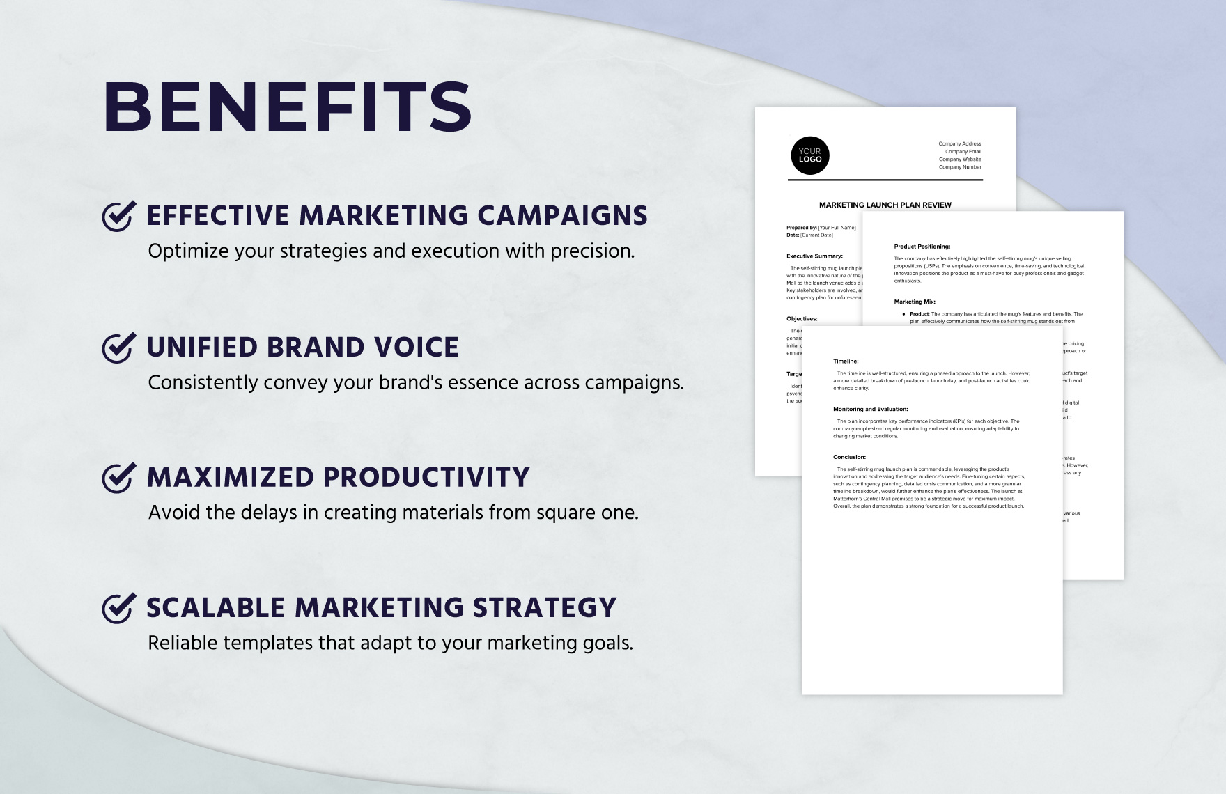 Marketing Launch Plan Review Template