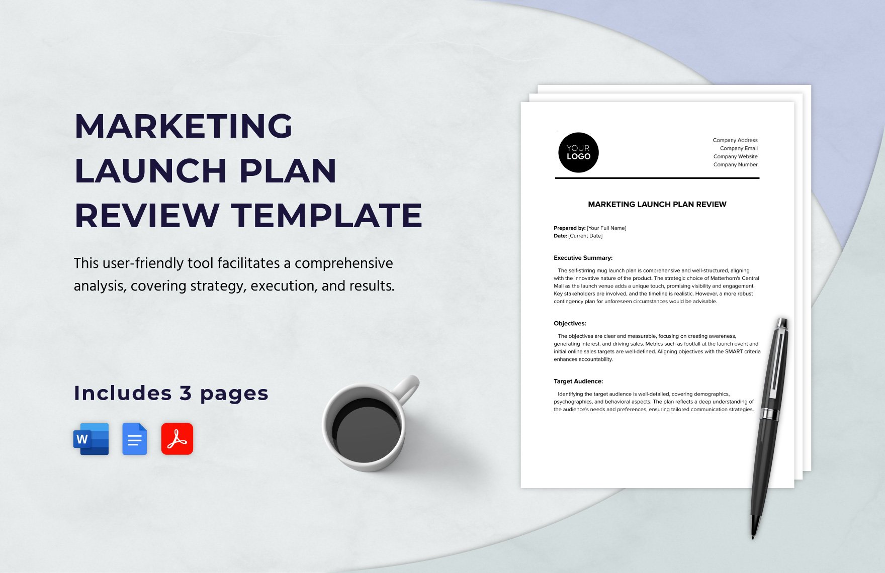 Marketing Launch Plan Review Template