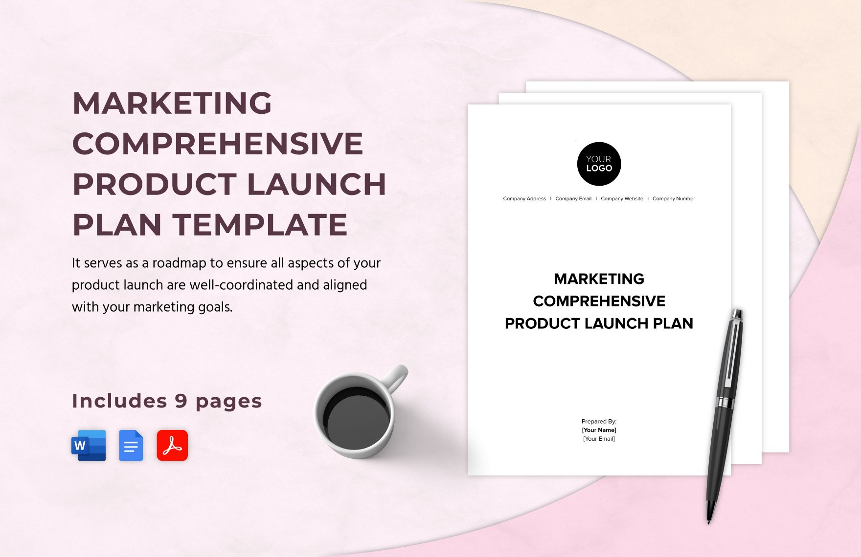 Marketing Comprehensive Product Launch Plan Template