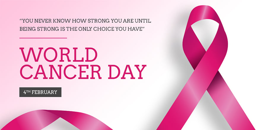 World Cancer Day Twitter Post Template in PSD