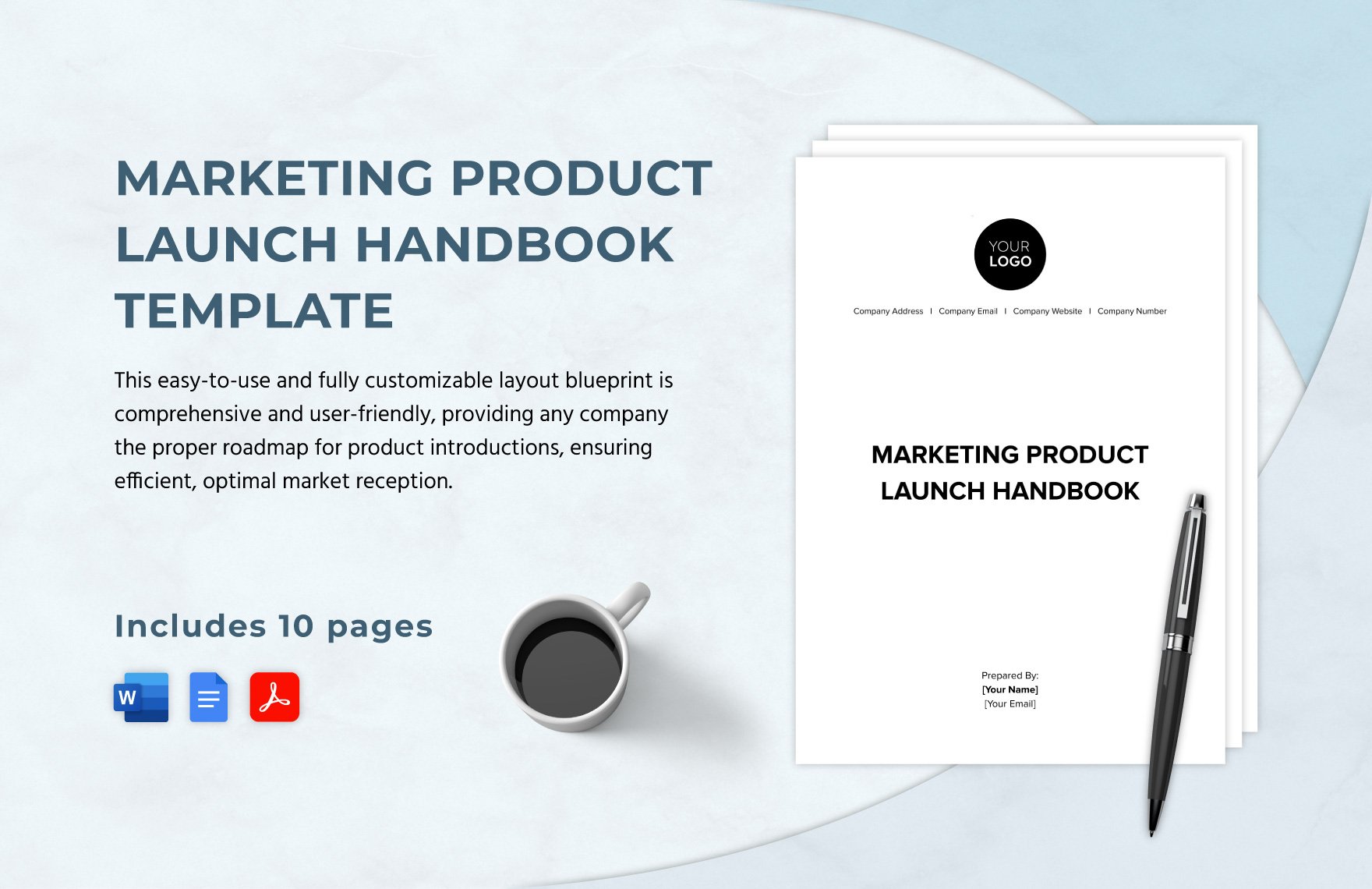 Marketing Product Launch Handbook Template