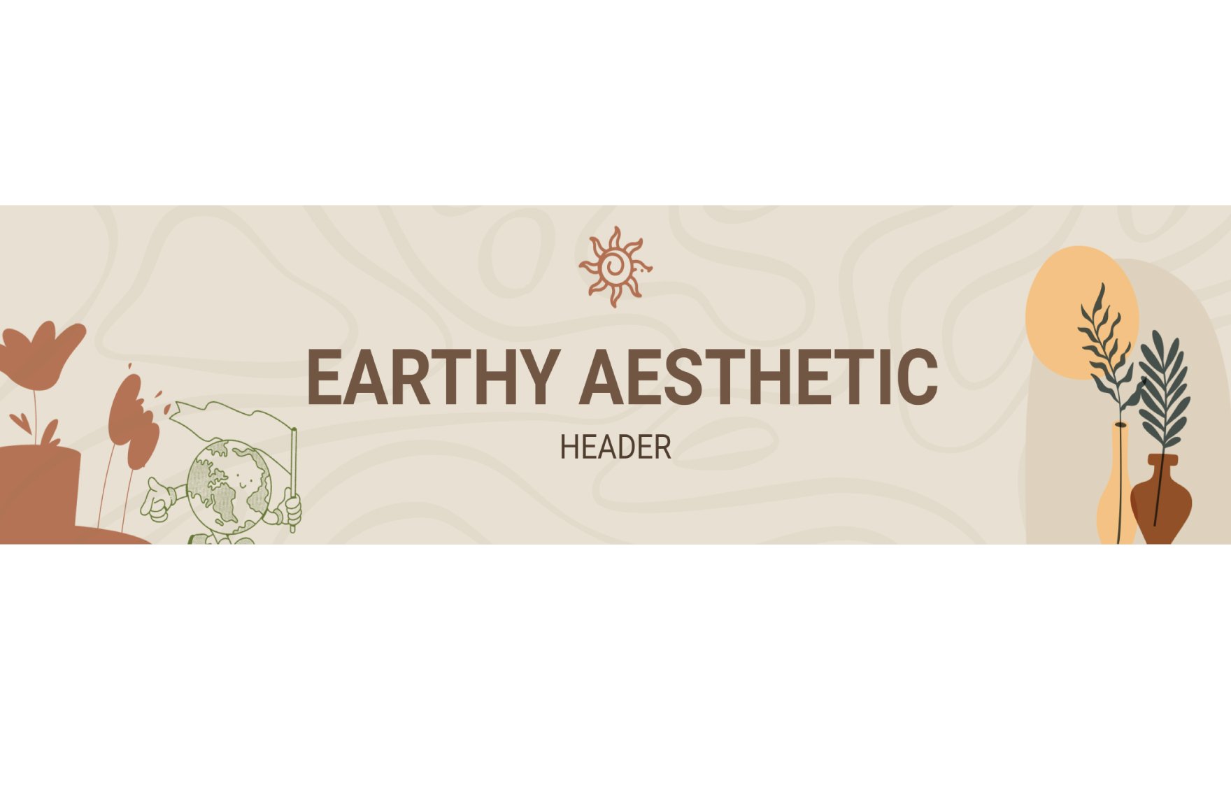 Earthy Aesthetic Header