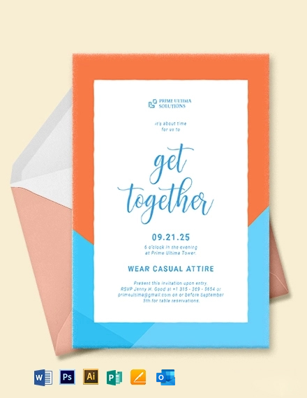 school get together invitation wording