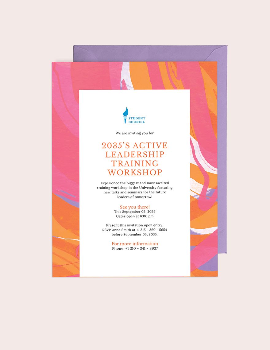 Training Workshop Invitation