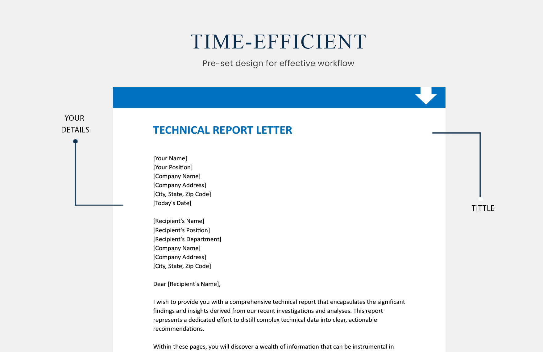 Technical Report Letter