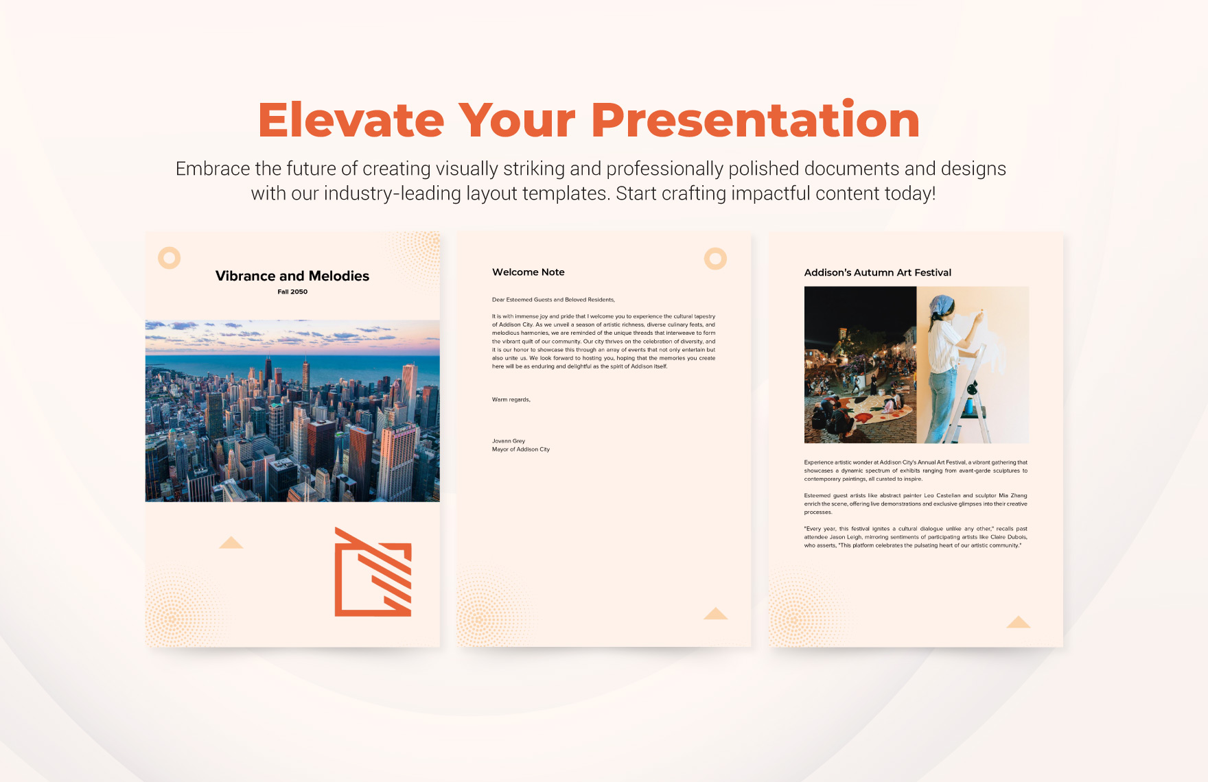 Booklet Layout Template