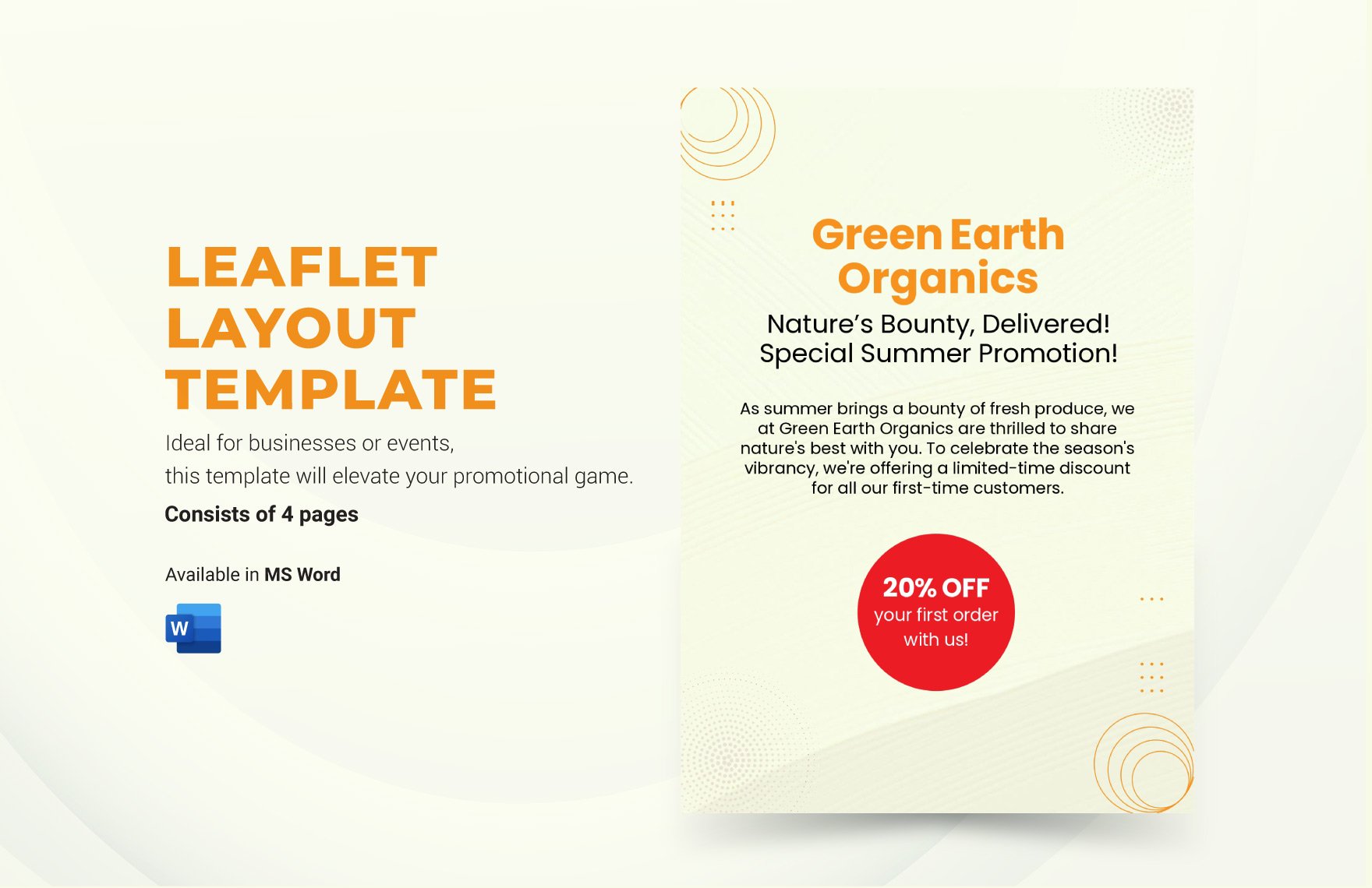 Leaflet Layout Template
