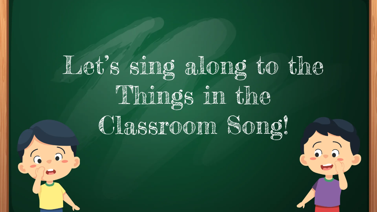 Free Labeling Common Objects In The Classroom Template to Edit Online