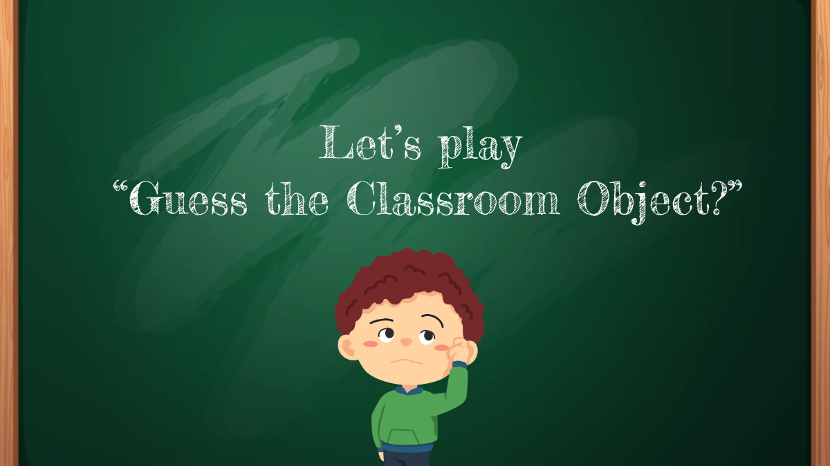 Free Labeling Common Objects In The Classroom Template to Edit Online