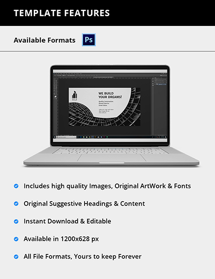 Construction Facebook Ad Banner Template Psd Template Net