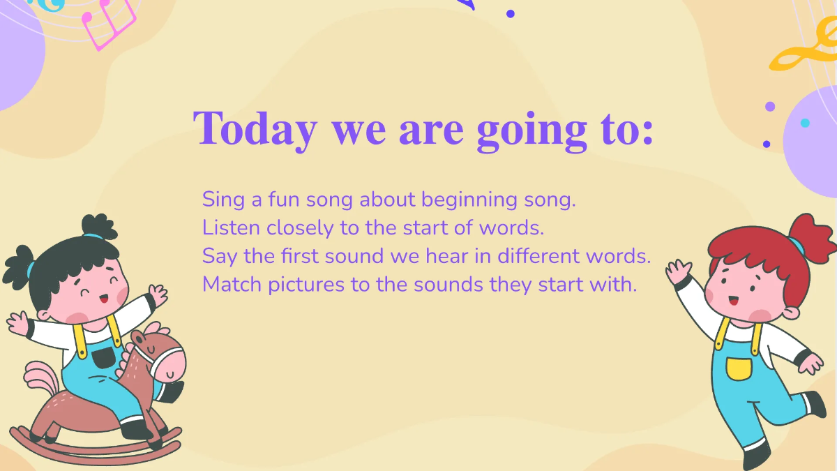 Free Identifying The Initial Sounds Of Words Template to Edit Online