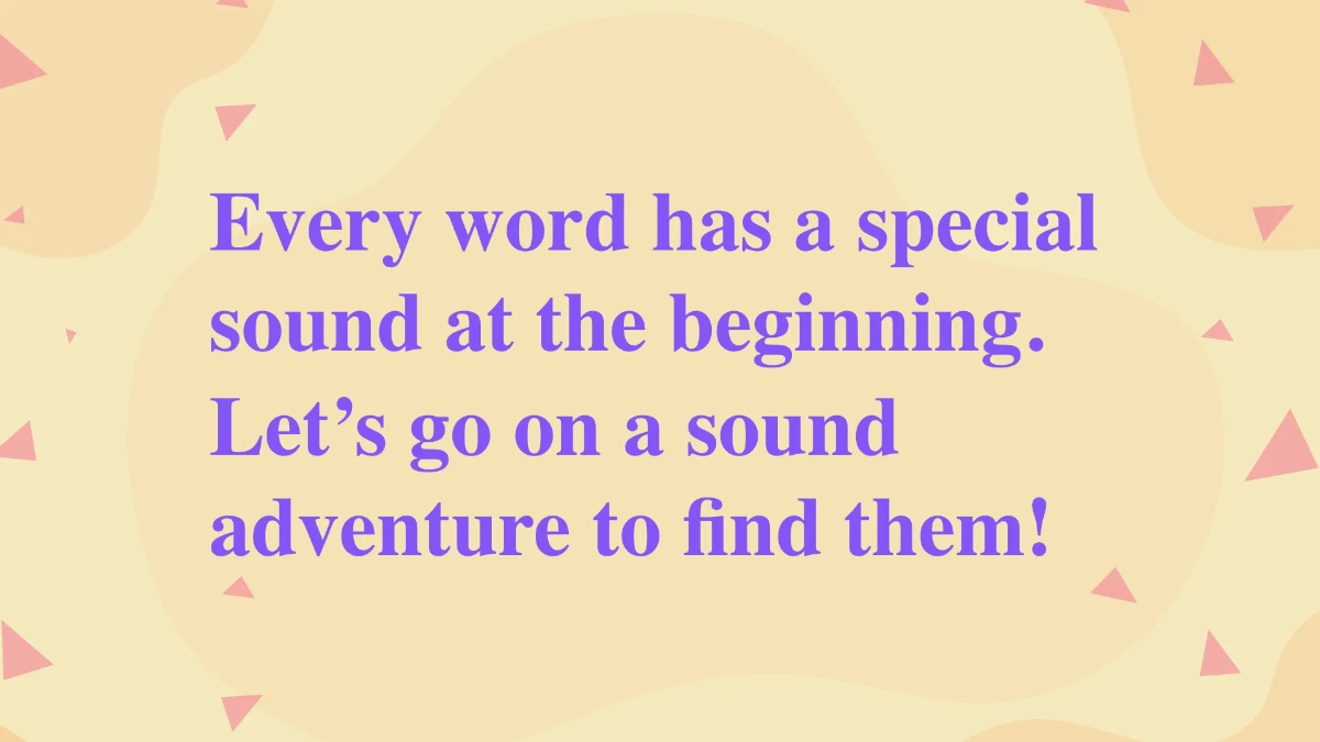 Free Identifying The Initial Sounds Of Words Template to Edit Online