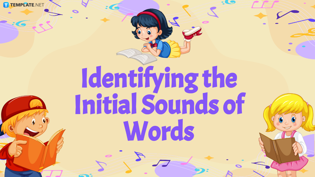 Identifying The Initial Sounds Of Words Template