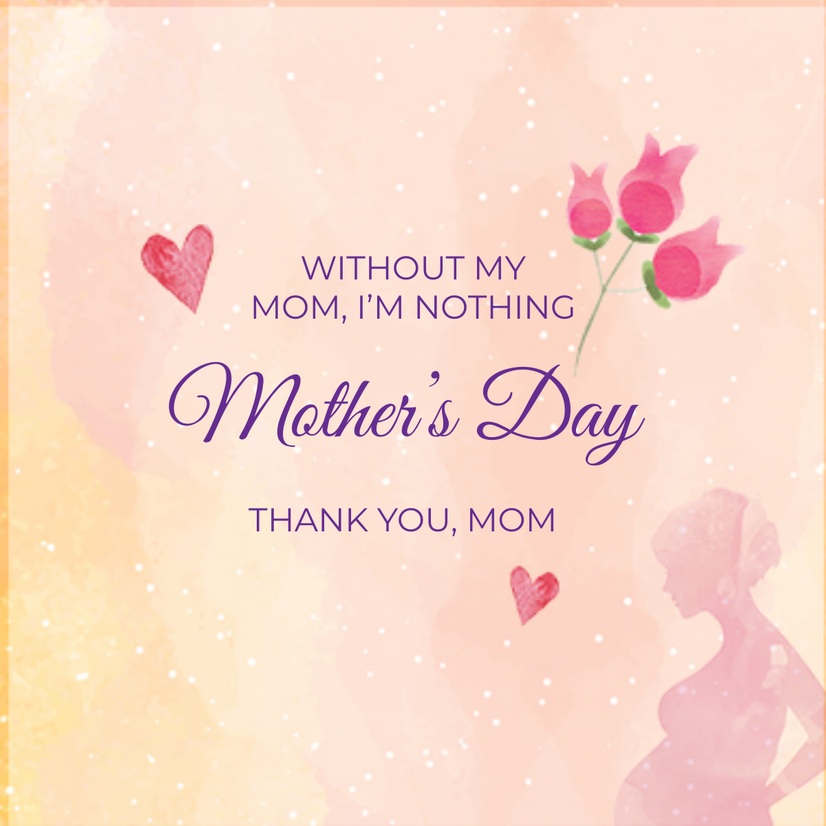 Mother's Day Twitter Profile Photo Template