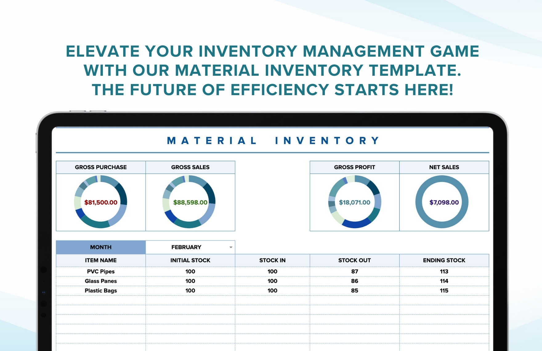 Material Inventory Template