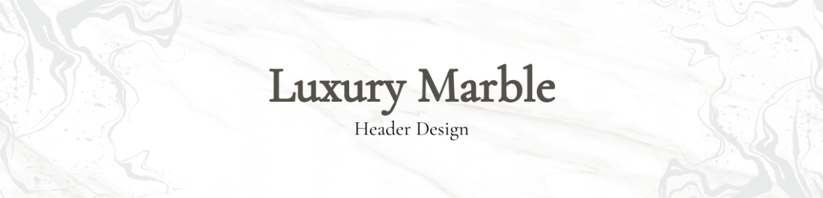 Luxury Marble Header Design