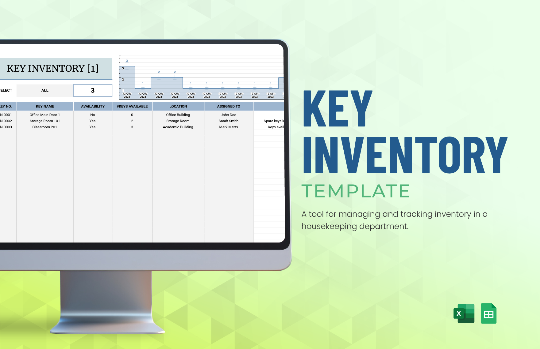 Free Key Inventory Template in Excel, Google Sheets
