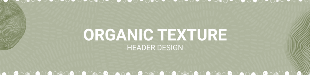 Organic Texture Header Design