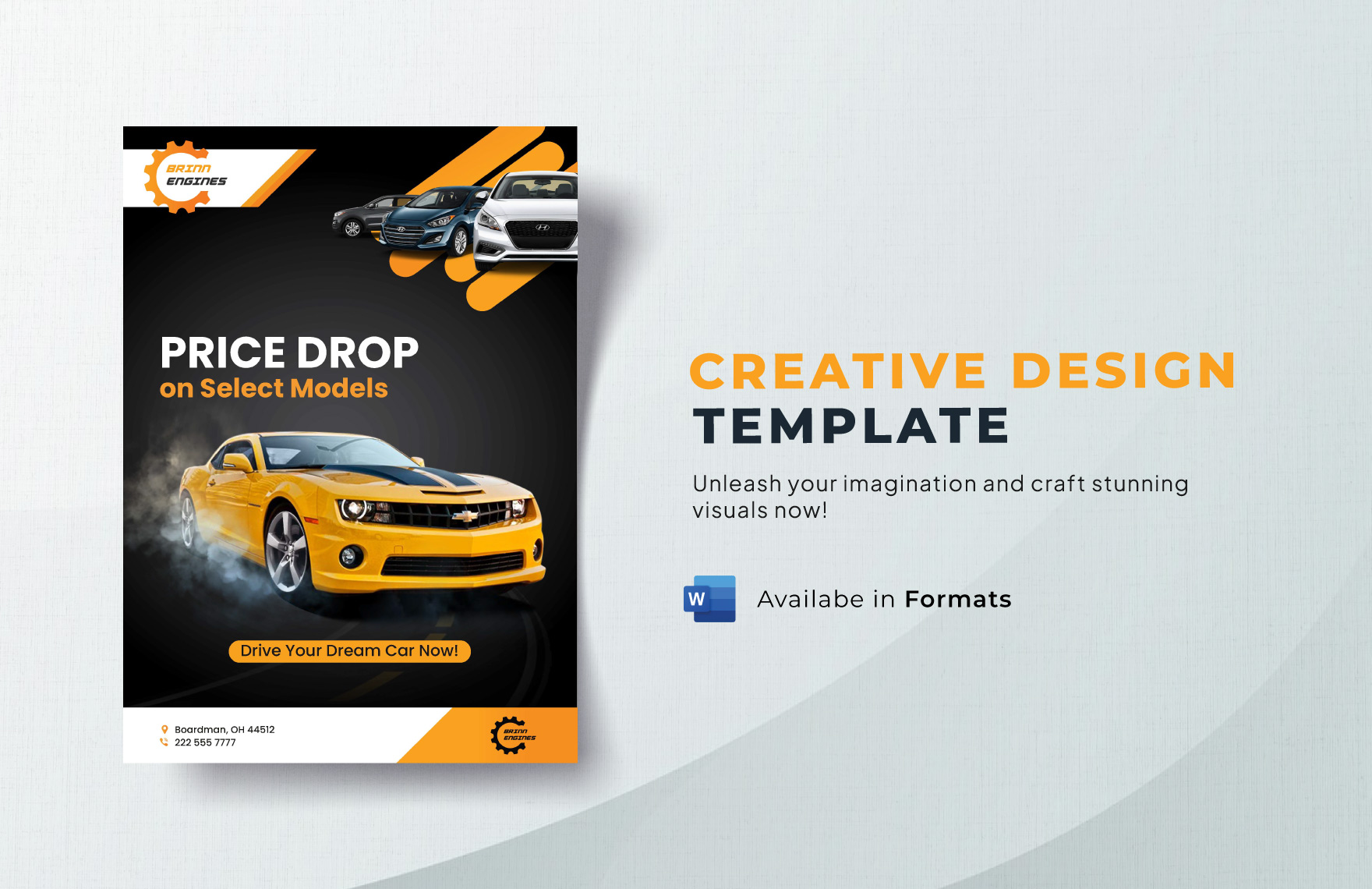 Free Creative Design Template in Word