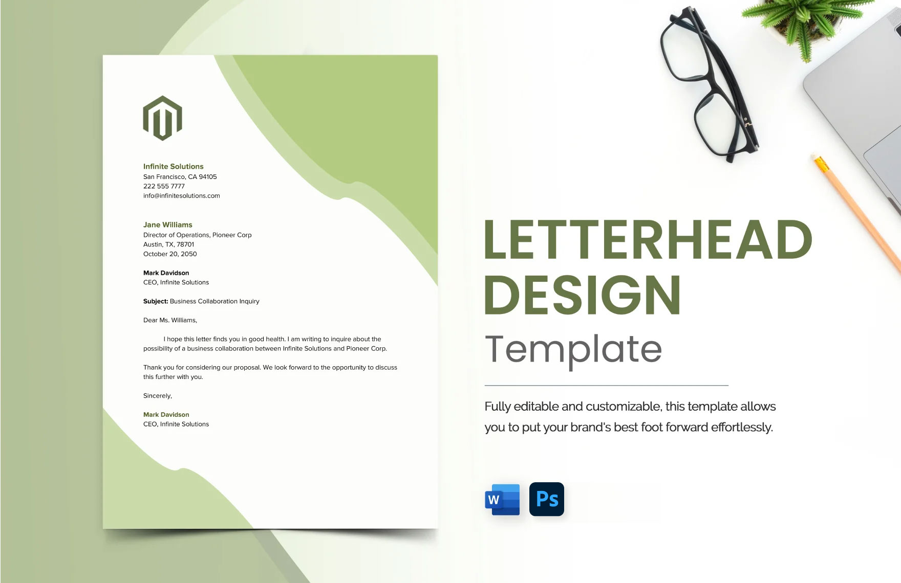 Letterhead Design Template