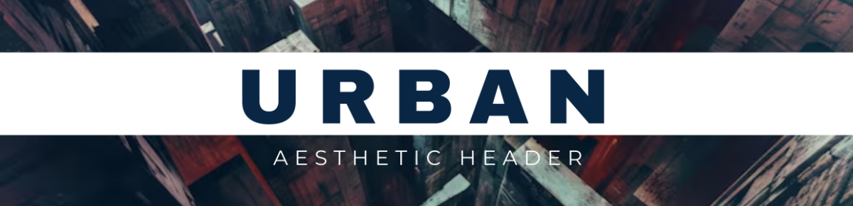 Urban Aesthetic Header Template