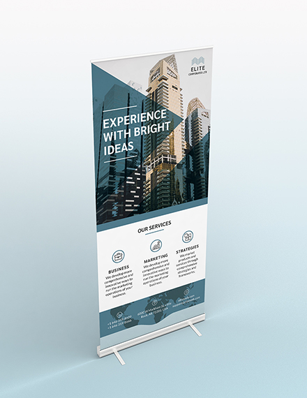 Corporate Roll Up Banner Template Psd Apple Mac Pages