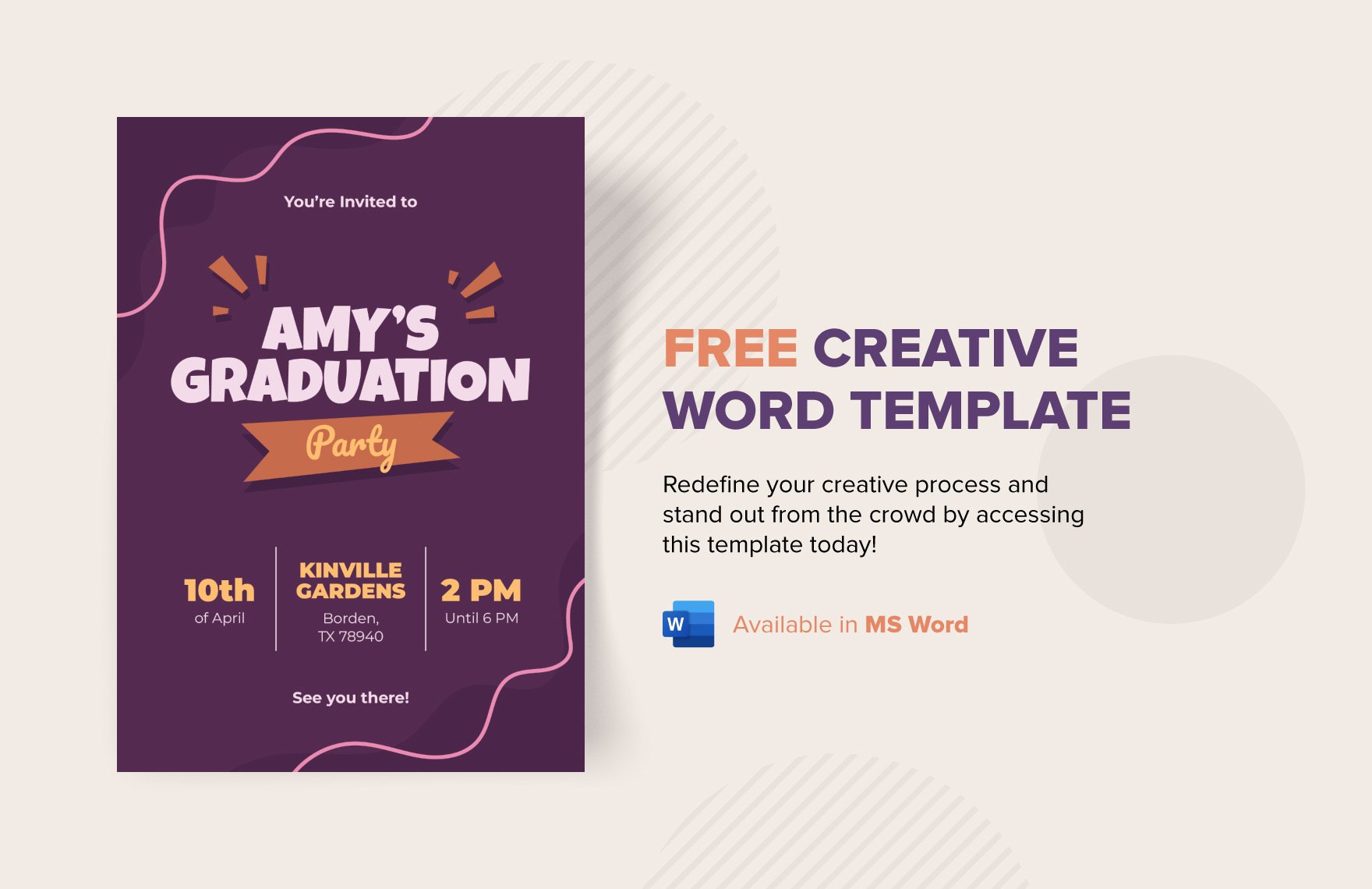 Free Creative Word Template in Word