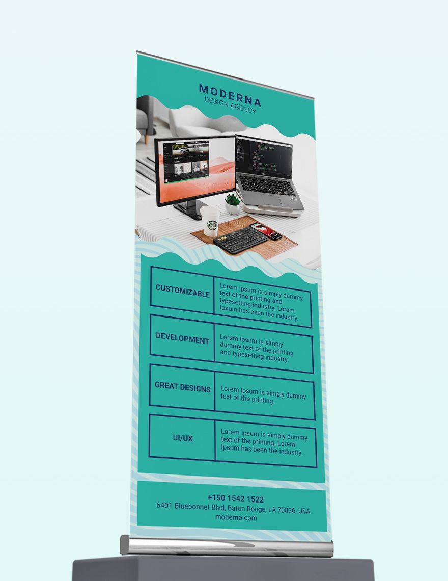 Design Agency Roll-Up Banner Template