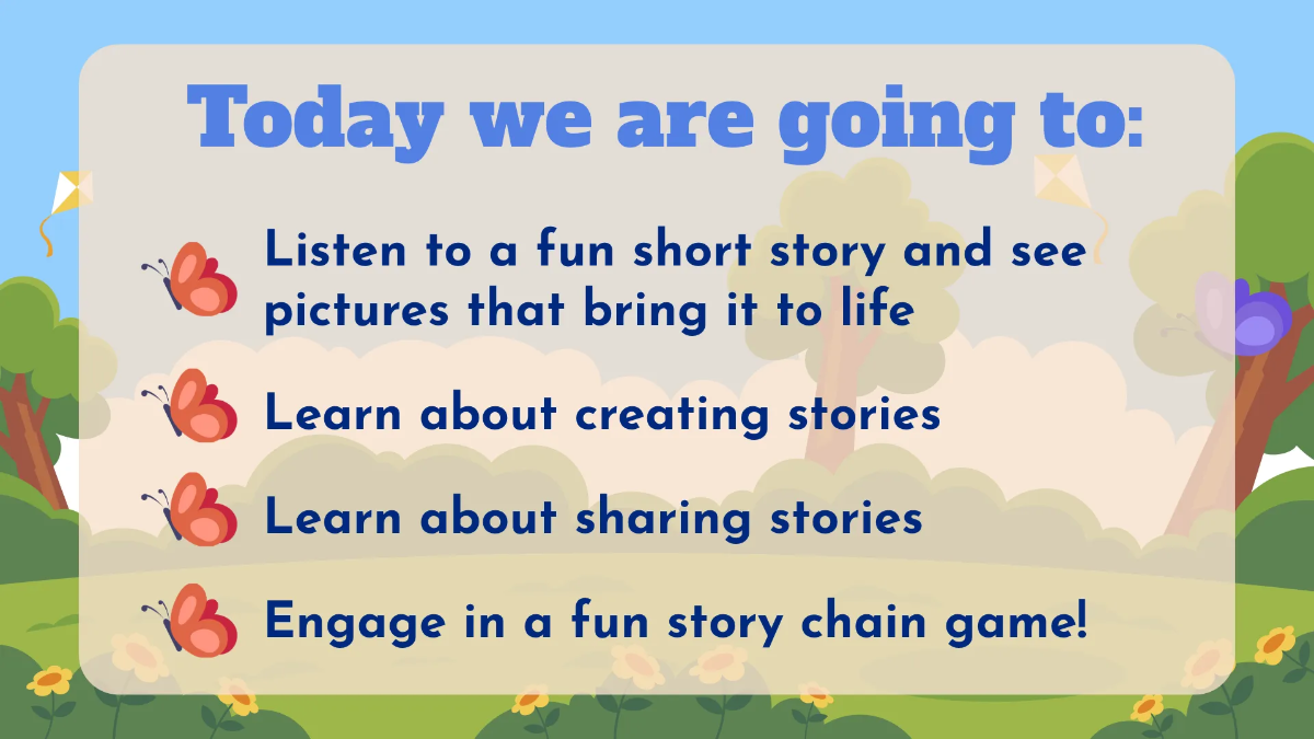 Free Creating and Sharing Simple Stories Template to Edit Online