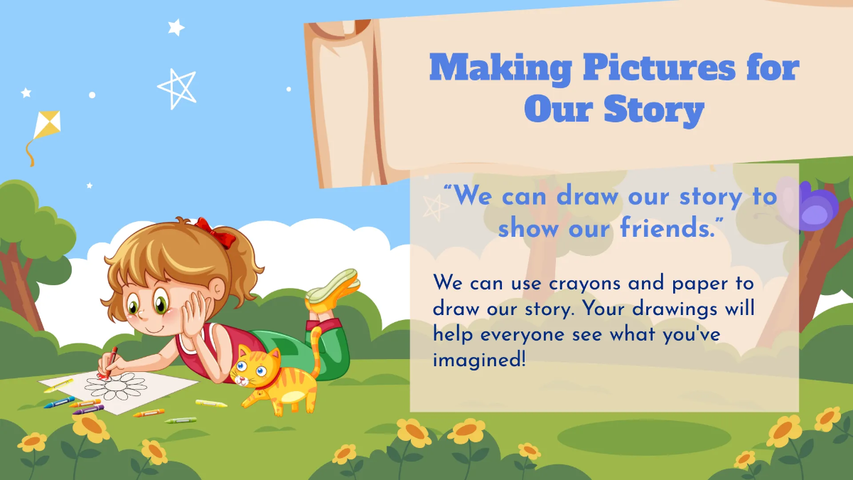 Free Creating and Sharing Simple Stories Template to Edit Online